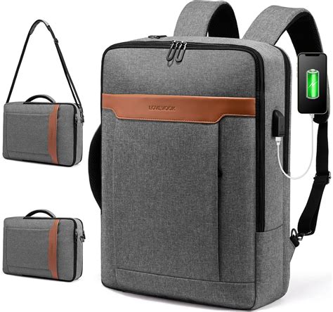 Computer bag convertible backpack