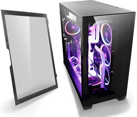 Computer Case With Glass On Right Side