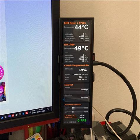 Computer Components Temperature Monitor