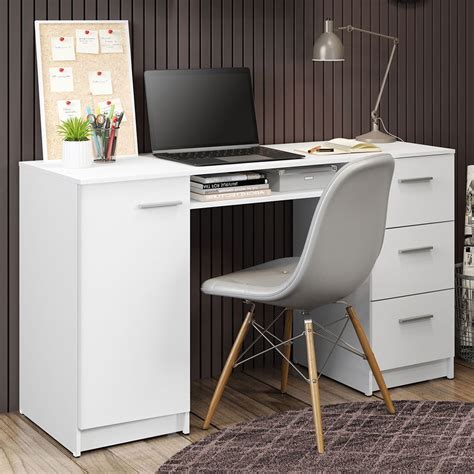 Computer Desk In White