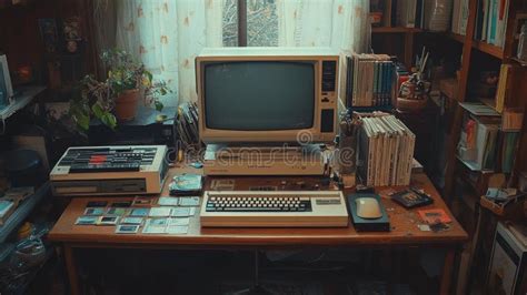 Computer Desk Setup Old