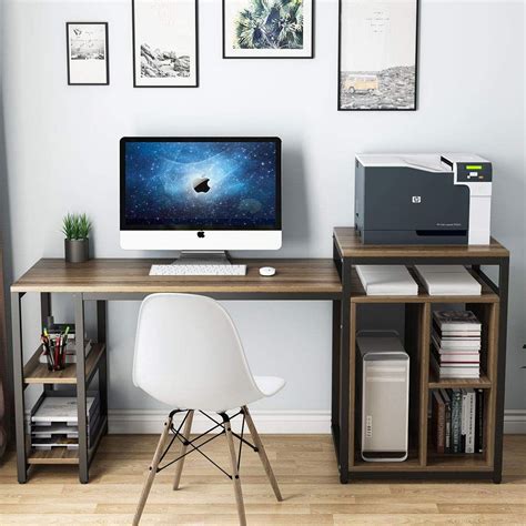 Computer Desk With Shelf For Printer