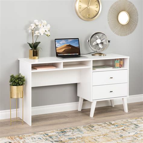 Computer Desk With Side Storage