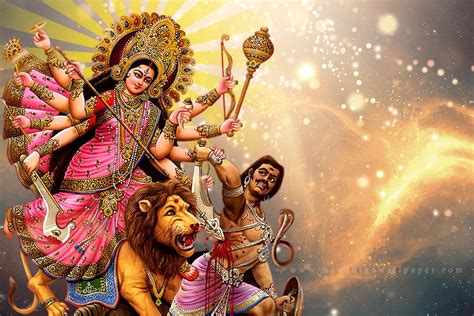 Computer Desktop Wallpaper Maa Durga