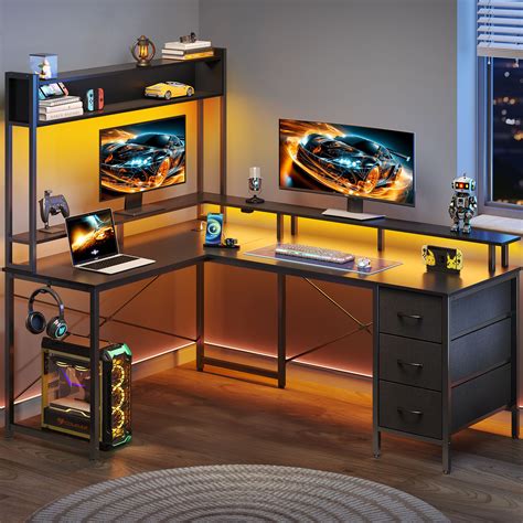 Computer Gaming Desk With Drawers