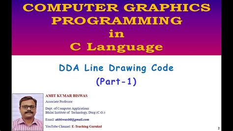 Computer Graphics Dda Program In C