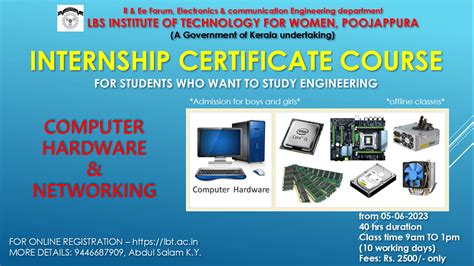 Computer Hardware And Networking Internship