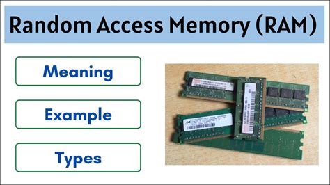 Computer Hardware Random Access Memory Definition