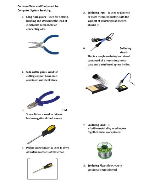 Computer Hardware Tools And Their Uses