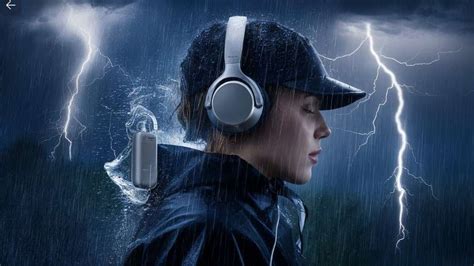 Computer Headphones Thunderstorm