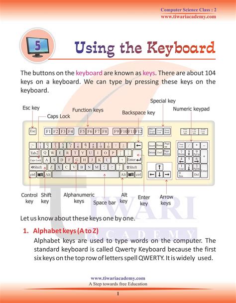 Computer Keyboard Class
