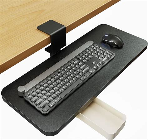 computer keyboard desk tray
