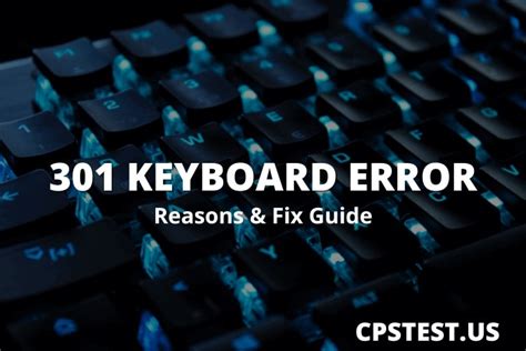 Computer Keyboard Error
