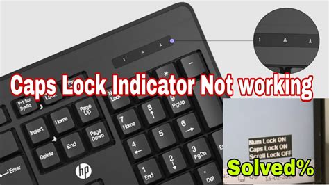 Computer Keyboard Not Working Caps Lock