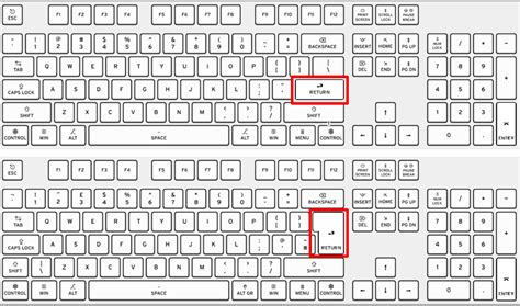 Computer Keyboard Return Key