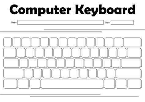 Computer Keyboard Sheet