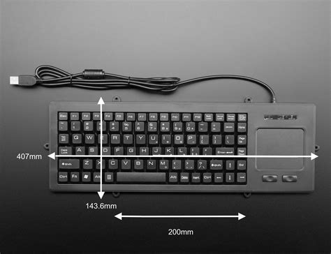 Computer Keyboard Size In Mm
