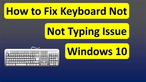 Computer Keyboard Will Not Type