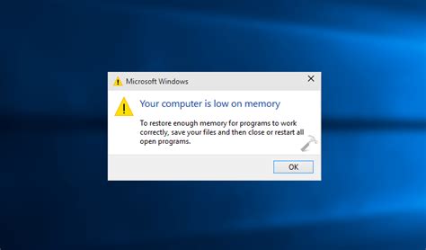 Computer Memory Is Low