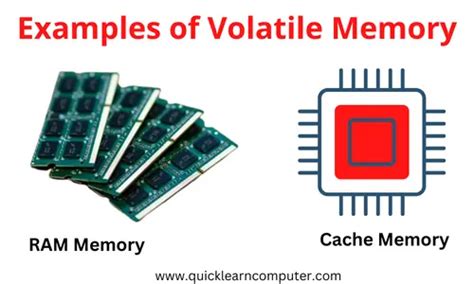 Computer Memory Volatile Examples