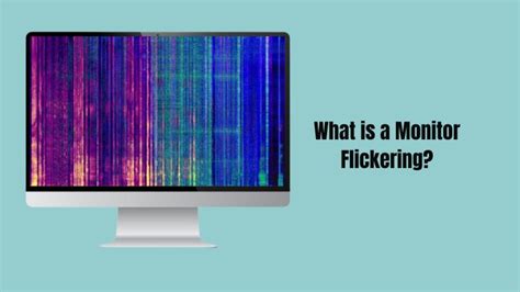Computer Monitor Flickers Quickly