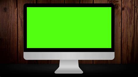Computer Monitor Green Screen