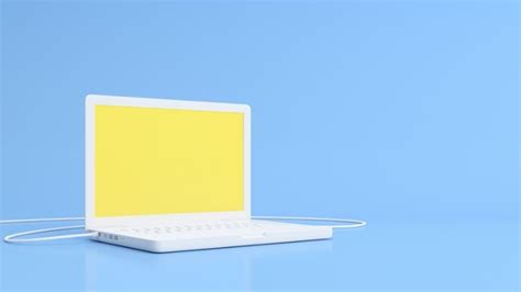 Computer Monitor Yellow