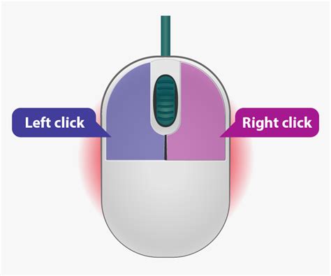 Computer Mouse Right Click And Left Click