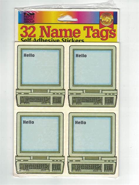 Computer Name Tags