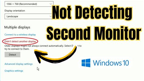 Computer Not Detecting Dual Monitors