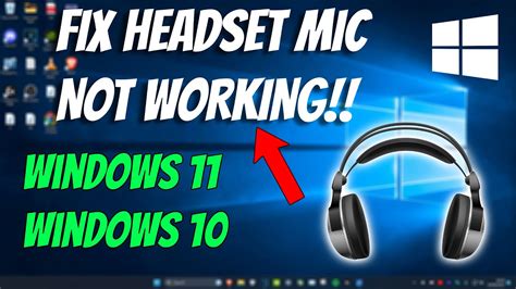 Computer Not Detecting Mic On Headset