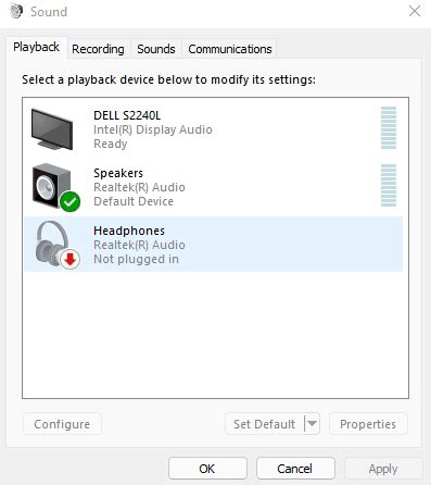 Computer Not Recognizing Audio Output Device