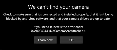 Computer Not Recognizing Camera