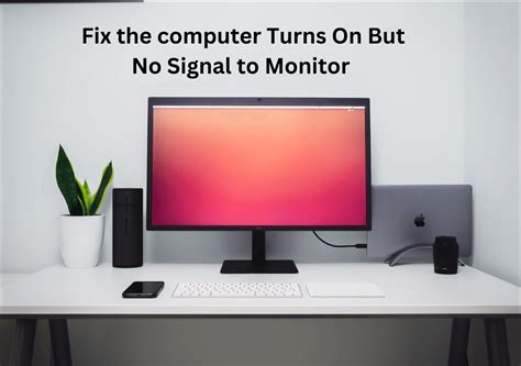 Computer Problem Monitor No Signal