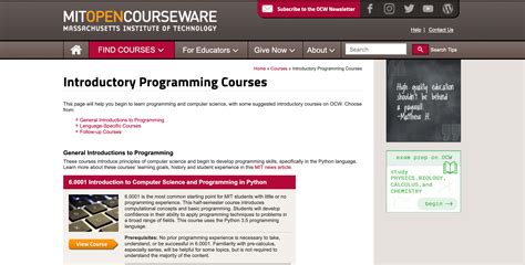 Computer Programming Free Courses - Create. Innovate. Elevate.
