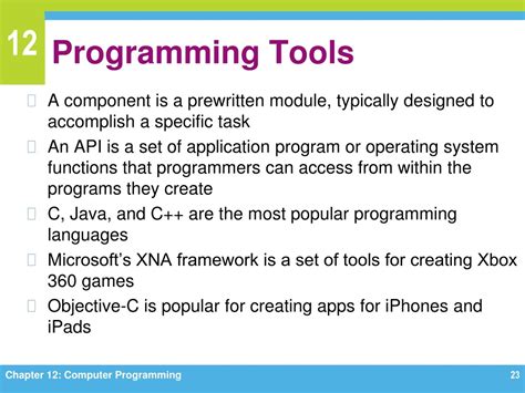 computer programming tools examples