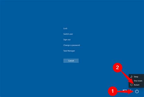 Computer screen showing 'Control Alt Delete' reboot prompt