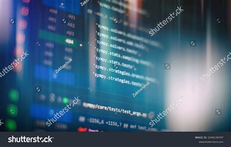 Computer screen with software