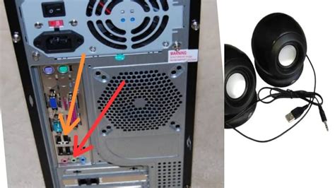 computer speaker connection