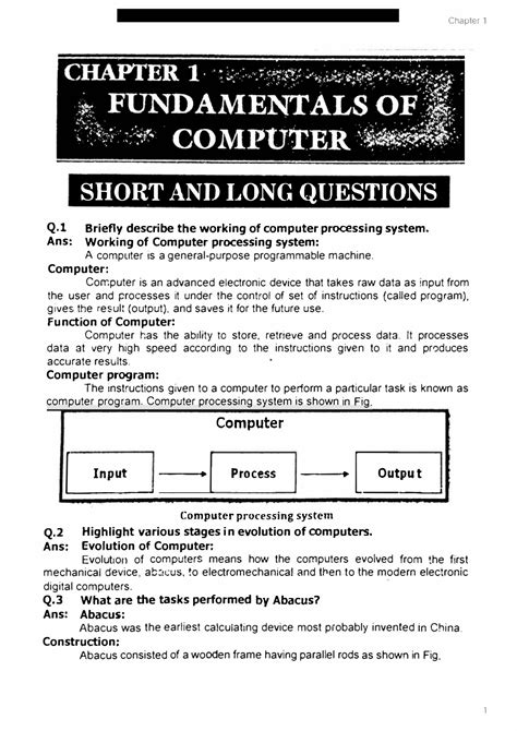 computer system class 9 notes