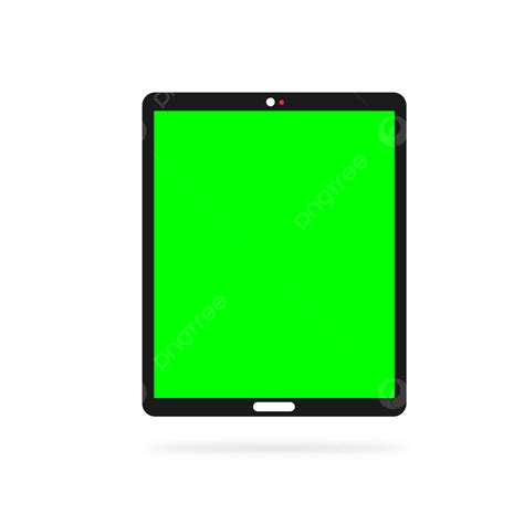 Computer Tab Green Screen