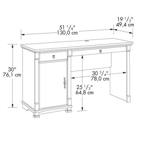 computer table design and size in inches