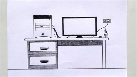 3D Drawing DWG AutoCAD file of the Computer table block,Dowunload the