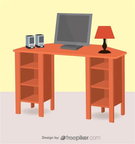 Computer Table Vector