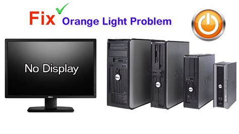 Computer Tower Power Button Flashing Orange
