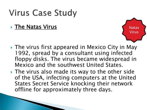 Computer Virus Case Study Example