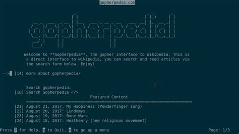 Computer What Is A Gopher