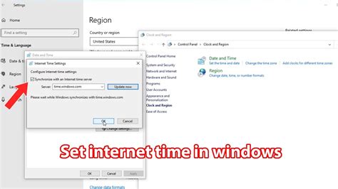 computer won't update date and time