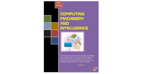 Computing Machinery And Intelligence Author