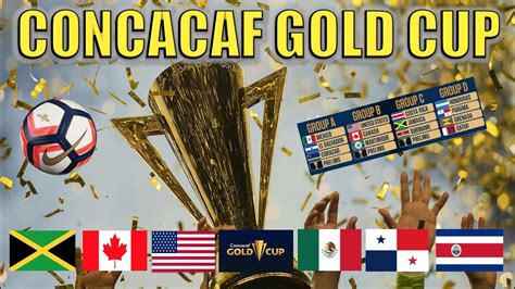 concacaf gold cup team news